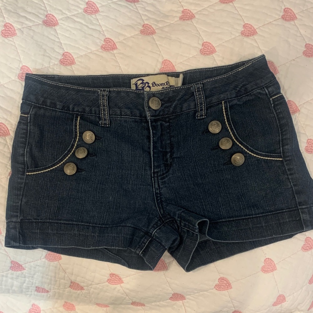 Boom Boom Jeans Women's Navy Jean Shorts